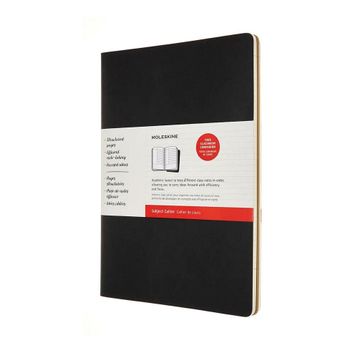 Moleskine Cahier Journals 21x29.7 Black Kraft Brown Subject Defter