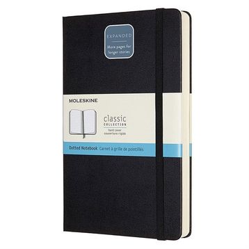 Moleskine Classic Expanded Sert Kapak 13x21 Black Noktalı Defter