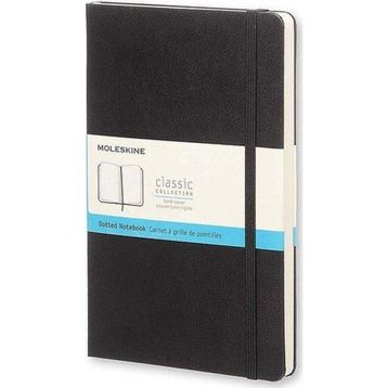 Moleskine Klasik Büyük Boy Sert Kapak Noktalı Siyah Defter