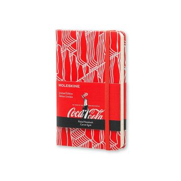 Moleskine LECOMM710F Kırmızı Limited Edition Coca Cola Çizgili Cep Defter