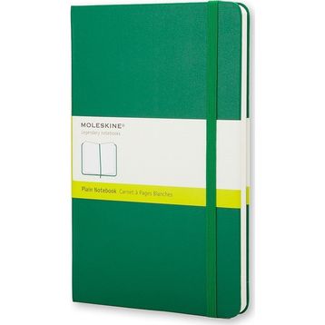 Moleskine QP012K1 Yeşil Düz Cep Boy Sert Kapaklı Defter