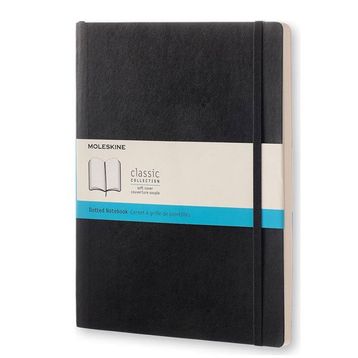Moleskine QP624 Siyah Yumuşak Kapak XL Noktalı Defter