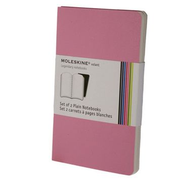 Moleskine QP713D Volant Pembe Düz Cep Boy 2'li Defter