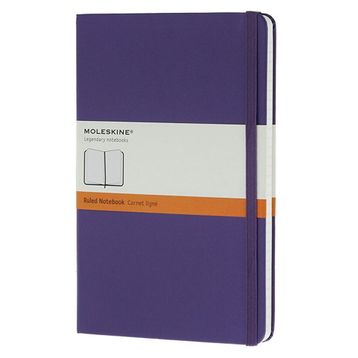 Moleskine R-6422 Cep Boy Çizgili Mor Defter