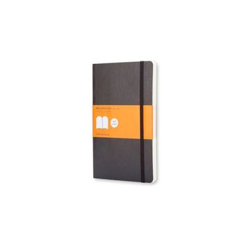 Moleskine Yumuşak Kapak Çizgili L Boy 13x21 cm 192 Sayfa Siyah Defter