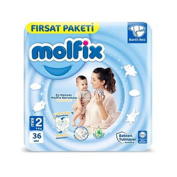 Molfix No:2 Mini 36 Adet Bebek Bezi