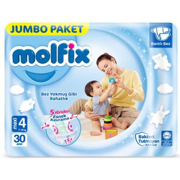 Molfix No:4 Maxi 30 Adet Bebek Bezi