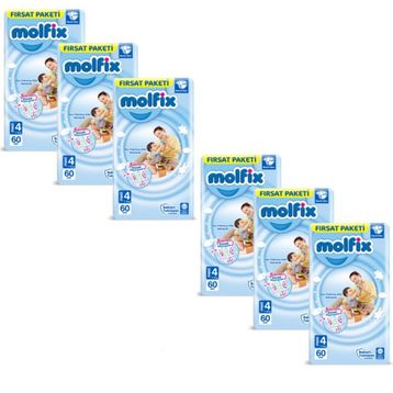 Molfix No:4 Maxi 360 Adet Bebek Bezi