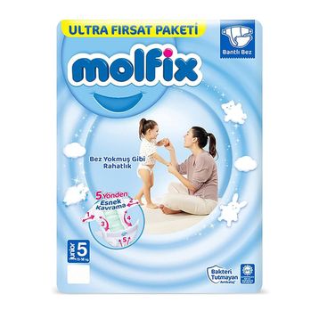 Molfix No:5 Junior 126 Adet Bebek Bezi