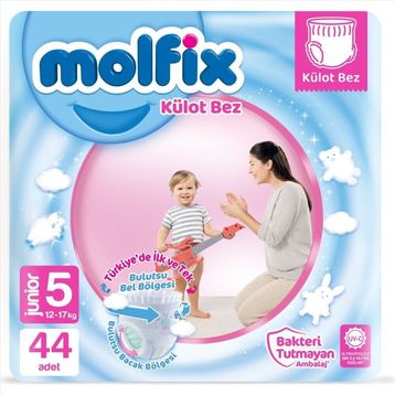 Molfix No:5 Junior 44 Adet Külot Bebek Bezi