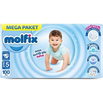 Molfix No:5 Junior 500 Adet Bebek Bezi