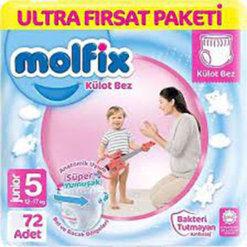 Molfix No:5 Junior 72 Adet Külot Bebek Bezi