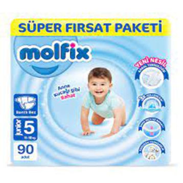 Molfix No:5 Junior 90 Adet Bebek Bezi