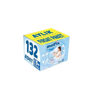 Molfix No:5+ Junior Plus 132 Adet Bebek Bezi
