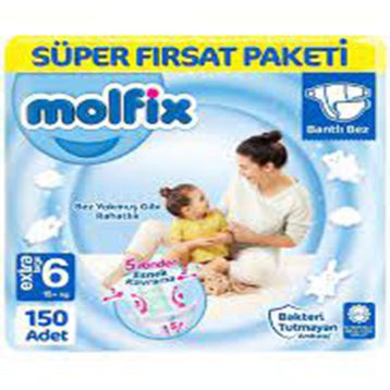 Molfix No:6 XLarge 150 Adet Bebek Bezi