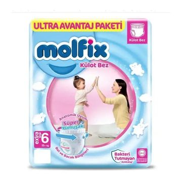 Molfix No:6 XLarge 58 Adet Külot Bebek Bezi
