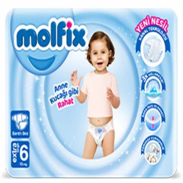 Molfix No:6 XLarge 76 Adet Bebek Bezi