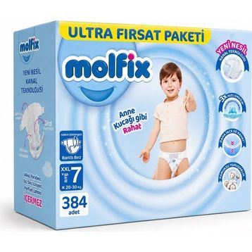 Molfix No:7 XXLarge 384 Adet Bebek Bezi