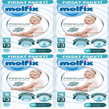 Molfix Premium No:3 Midi 240 Adet Bebek Bezi