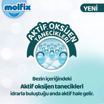 Molfix Premium No:6 XLarge 204 Adet Bebek Bezi