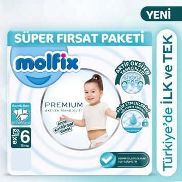 Molfix Premium No:6 XLarge Bebek Bezi