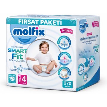 Molfix Premium Smart Fit No:4 Maxi Bebek Bezi