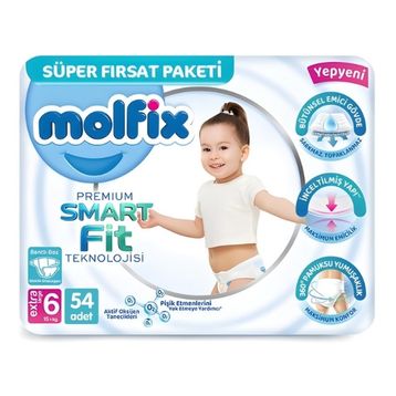 Molfix Premium Smart Fit No:6 XLarge Bebek Bezi
