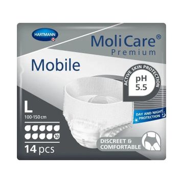 Molicare 10 Damla Belbantlı Large Büyük Boy 14 Adet Hasta Bezi