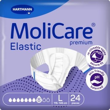 Molicare 8 Damla Belbantlı Large 3x24 Adet Hasta Bezi