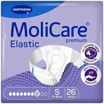 Molicare 8 Damla Emiş Kapasiteli Belbantlı Small 2356 gr 26 Adet Hasta Bezi