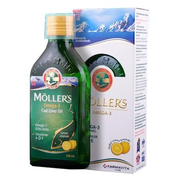 Möller's Omega 3 Limon Aromalı 250 ml Balık Yağı