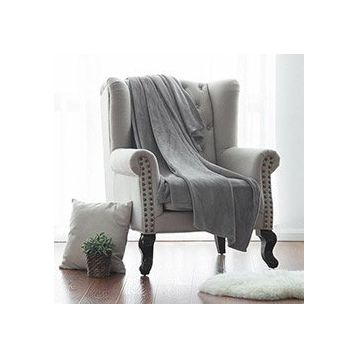 Mollia Soft Touch Antrasit Ultra Diz Üstü Battaniye