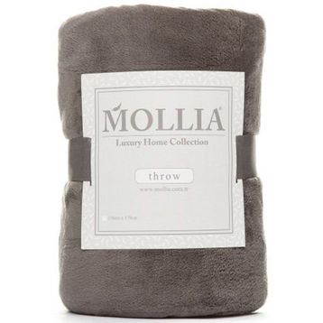 Mollia Soft Touch Antrasit Ultra Diz Üstü Battaniye