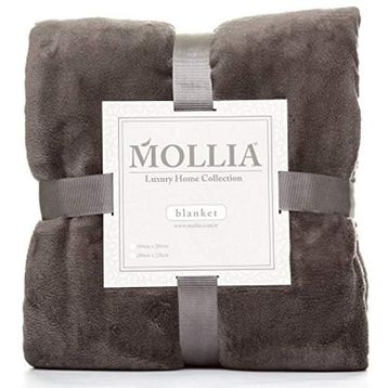 Mollia Soft Touch Antrasit Ultra Tek Kişilik Battaniye