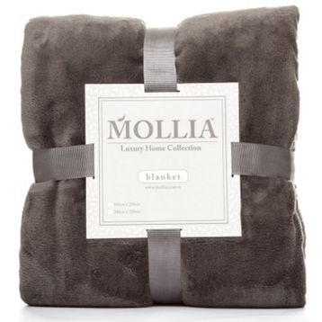 Mollia Soft Touch Antrasit Ultra Tek Kişilik Battaniye