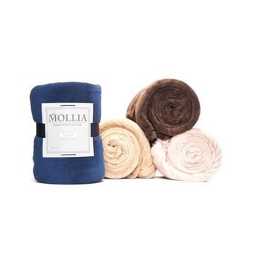 Mollia Soft Touch Pembe Ultra Diz Üstü Battaniye