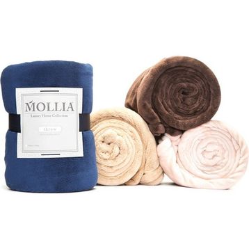 Mollia Soft Touch Pembe Ultra Diz Üstü Battaniye