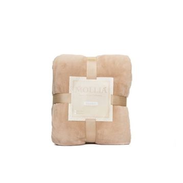 Mollia Soft Touch Ultra Latte Çift Kişilik Battaniye