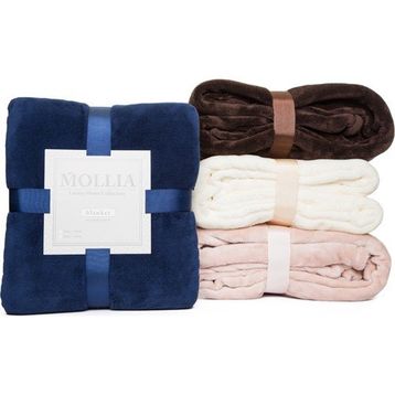 Mollia Soft Touch Ultra Pembe Çift Kişilik Battaniye