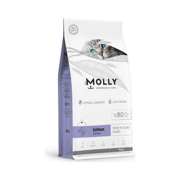 Molly Hipoalerjenik Somonlu Düşük Tahıllı 15 kg Yavru Kedi Maması
