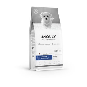 Molly Hipoalerjenik Somonlu Düşük Tahıllı Kısırlaştırılmış Küçük Irk 8 kg Köpek Maması