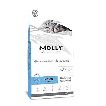Molly Hipoalerjenik Tavuklu Düşük Tahıllı 2 kg Yavru Kedi Maması