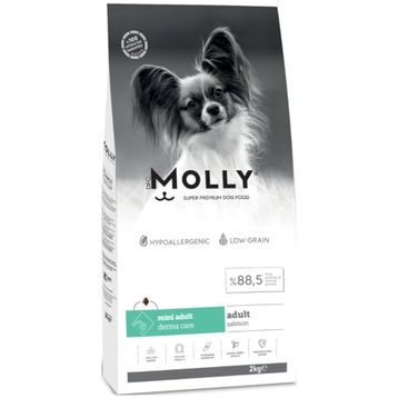 Molly Mini Adult Derma Care 2 kg Somonlu Küçük Irk Yetişkin Köpek Maması