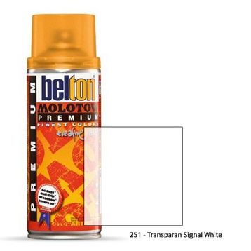 Molotow 251 400 ML Transparan Signal White Sprey Boya