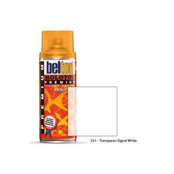 Molotow 251 400 ML Transparan Signal White Sprey Boya