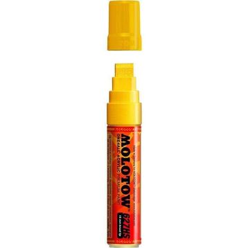 Molotow 627HS Düz Uç 15 mm No:006 Zinc Yellow Akrilik Marker Kalem