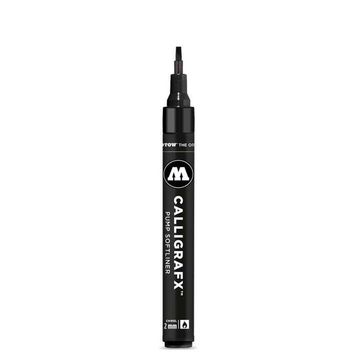 Molotow Calligrafx Softliner 2 mm Black Kaligrafi Kalemi