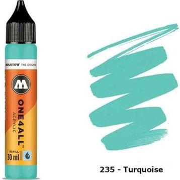 Molotow One 4 All Turquoise 235 30 ml Akrilik Mürekkep Refill