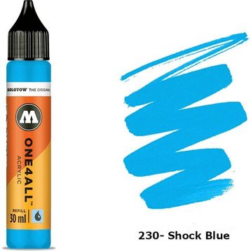 Molotow Refill 30 ml No:230 Shock Blue Akrilik Mürekkebi