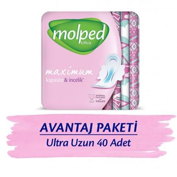 Molped 40 Adet Ultra Hijyenik Uzun Ped